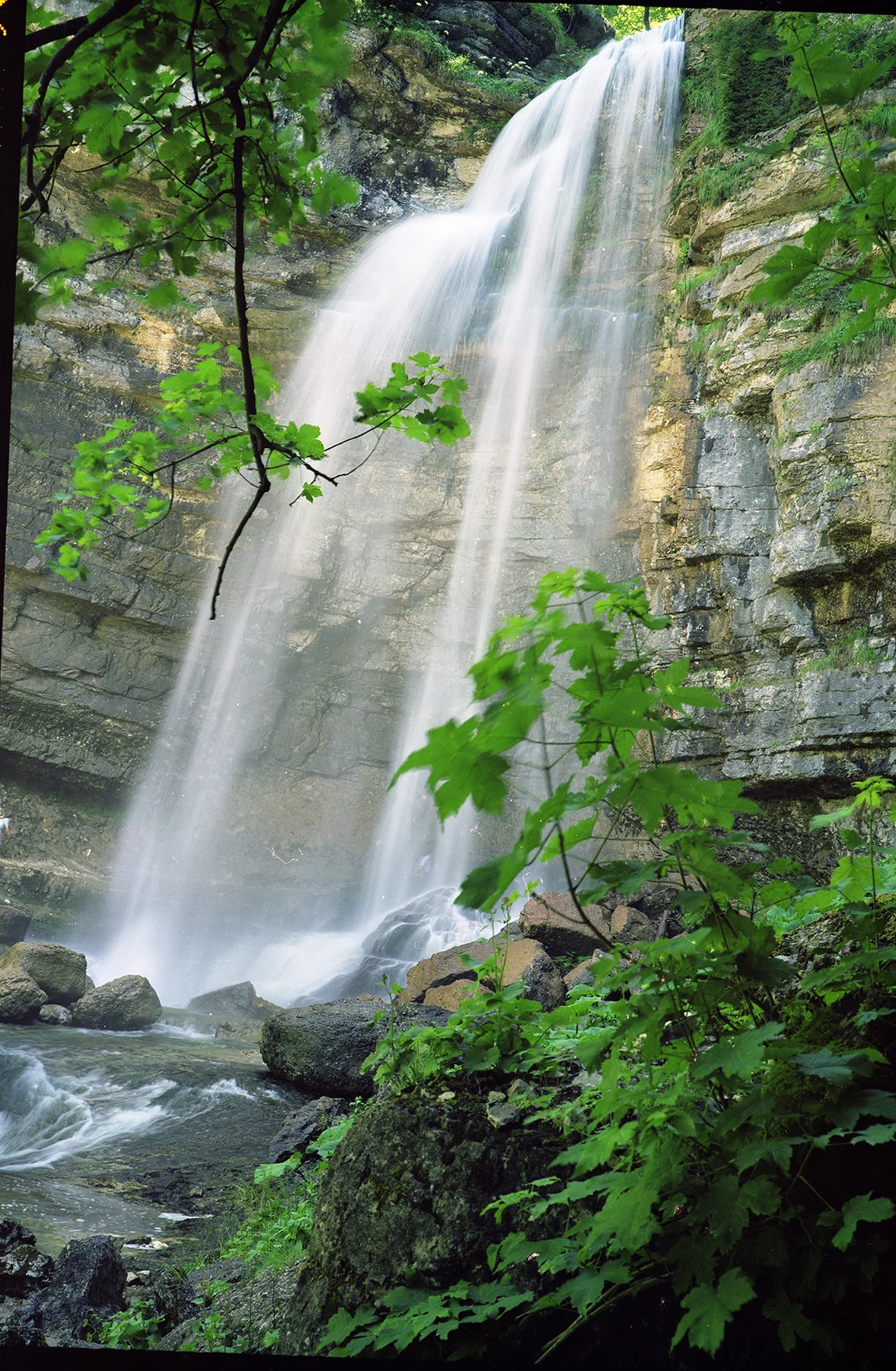 Cascade du Grand Saut dans le Jura