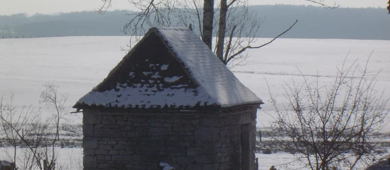 Vue aérienne de la Ferme du Bois Joli à Marigny