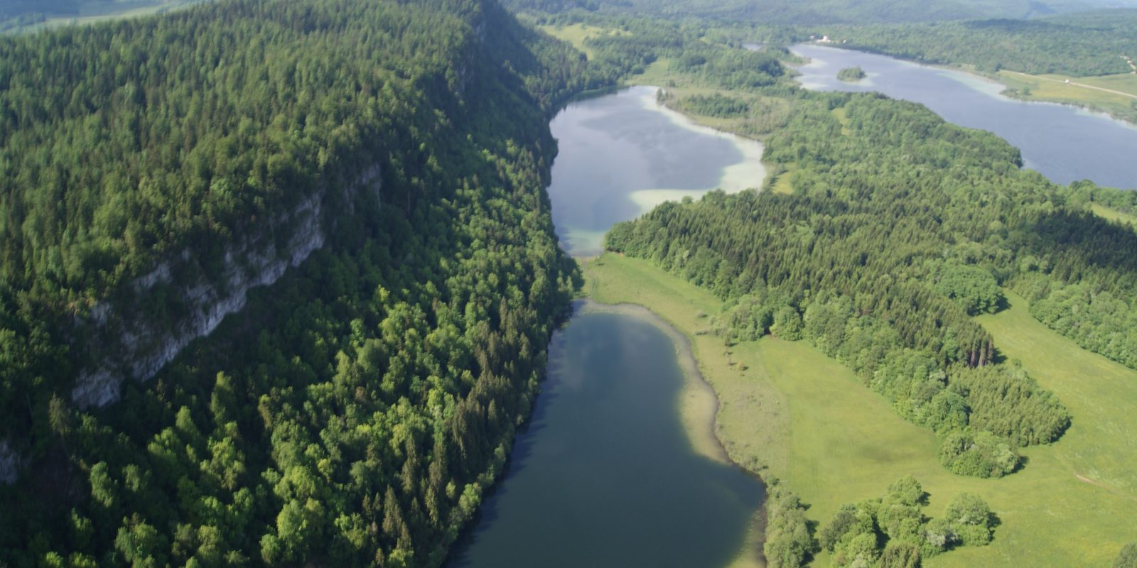 Panorama des Quatre Lacs dans le Jura